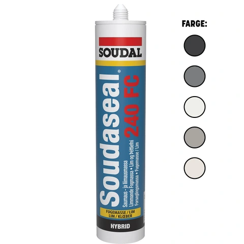 SOUDASEAL 240FC 290ML Soudal - Elastisk lim- og fugemasse