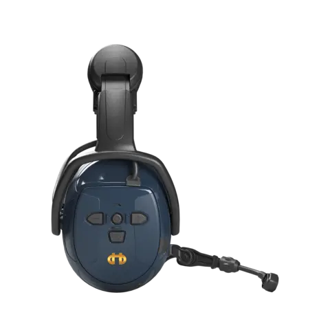 HØRSELVERN XSTREAM MP HJELM  BLÅTANN Hjelmfeste Hellberg