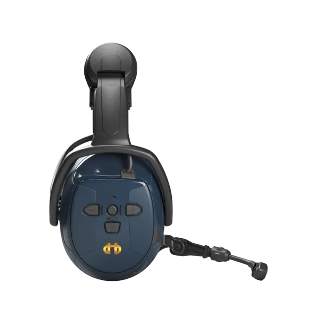 HØRSELVERN XSTREAM MP HJELM  BLÅTANN Hjelmfeste Hellberg 