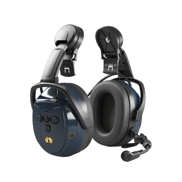 HØRSELVERN XSTREAM MP HJELM  BLÅTANN Hjelmfeste Hellberg 