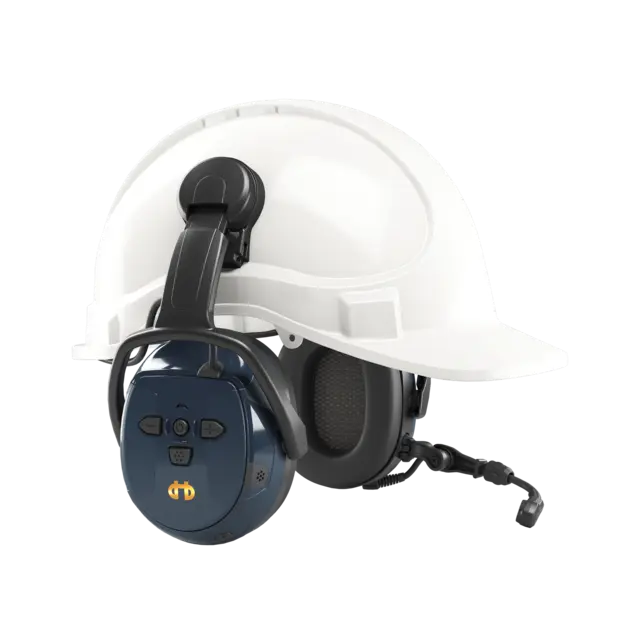 HØRSELVERN XSTREAM MP HJELM  BLÅTANN Hjelmfeste Hellberg 