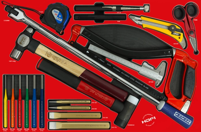 VERKTØYVOGN AUTO - FTAUTO6 Inkludert verktøy i HDFI - 25A FTC 