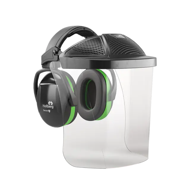 SECURE 1 HODEBØYLE MED PC-VISIR Hellberg Safety 