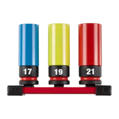 SEKSKANT SLAGPIPER 1/2" AUTOMOTIVE SETT 4932493370 - Milwaukee