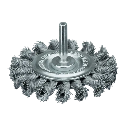 KNUTET HJULBØRSTE S6 75X12MM INOX 3PK 4932501729 - Milwaukee