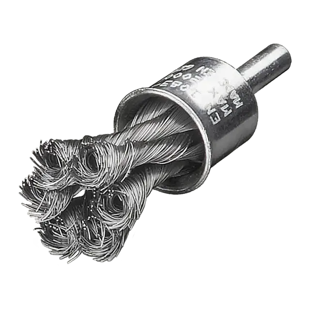 KNUTET ENDBØRSTE S6 19X28MM STÅL 3PK 4932501730 - Milwaukee 