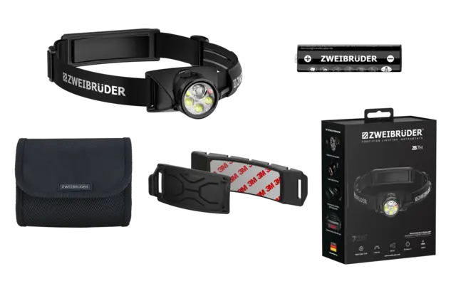 HODELYKT 1200LM AUTO FOCUS OPPLADBAR ZB7H - Zweibrüder 