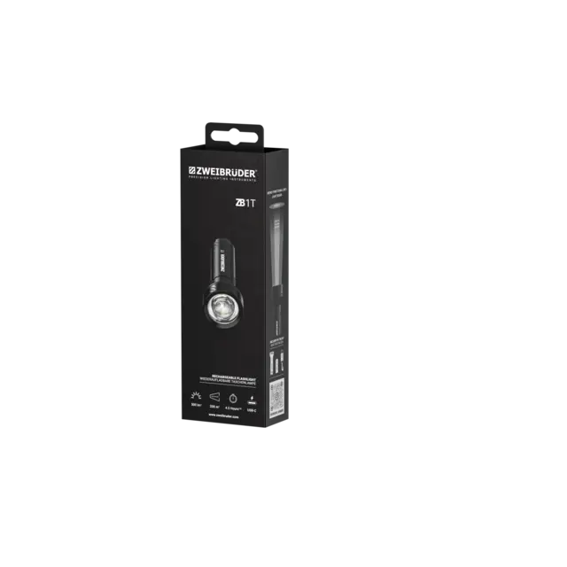 MINILYKT 500LM OPPLADBAR ZB1T - Zweibrüder 