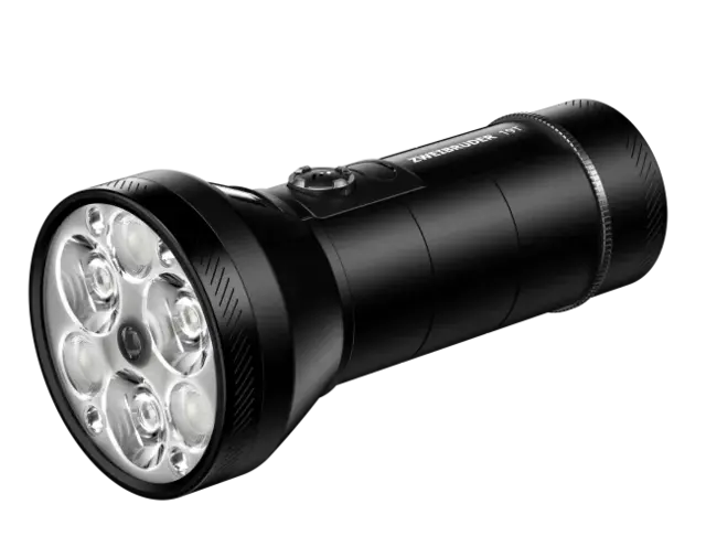 LYKT 10000LM AUTO FOCUS OPPLADBAR ZB19T - Zweibrüder 