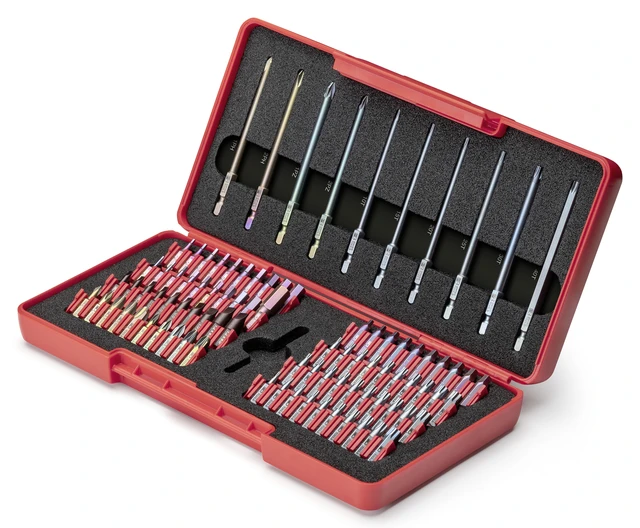 BITSSETT KORT/LANG 90 STK TOOLBOX PrecisionBits - PB Swiss Tools 