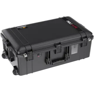 KASSE PELI AIR 1595 U/INNHOLD SORT Innerdim 650x382x229mm m/hjul Peli