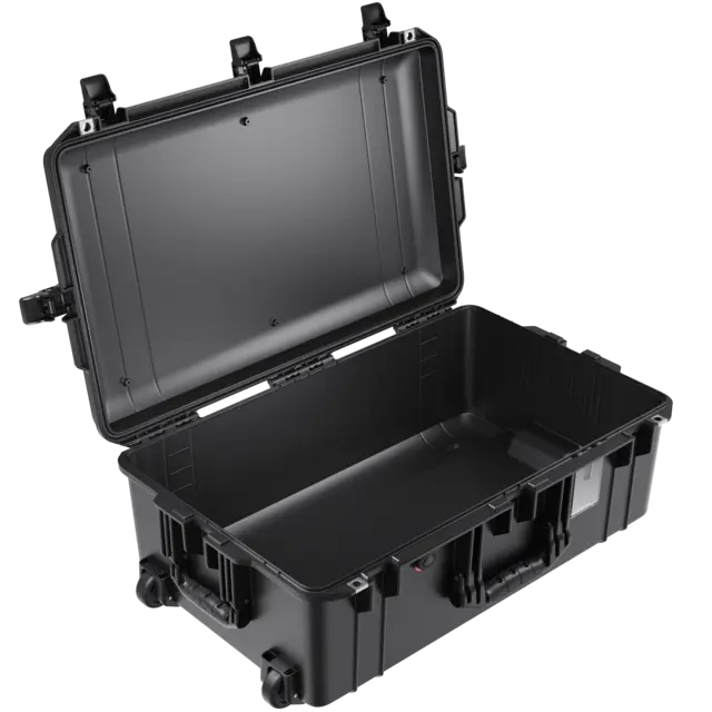 KASSE PELI AIR 1595 U/INNHOLD SORT Innerdim 650x382x229mm m/hjul Peli 