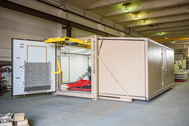 3-IN-1 EXPANDABLE SHELTER ISO CSC 20 foot container, 33m2, Flexible use 