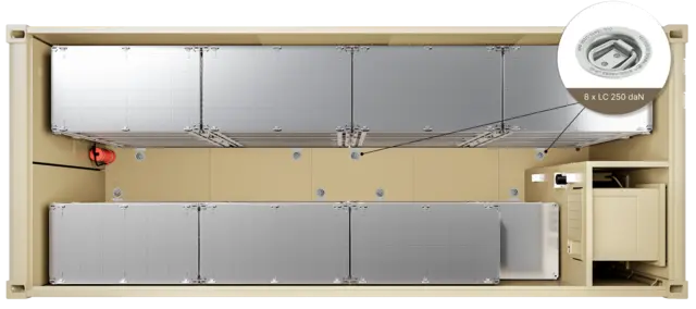 F-35 CARGO CONTAINER ISO CSC 20 foot container 