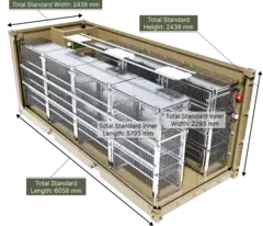 F-35 CARGO CONTAINER ISO CSC 20 foot container