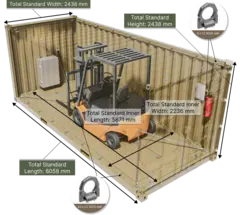 F-35 TRANSPORT CONTAINER ISO CSC 20 foot container