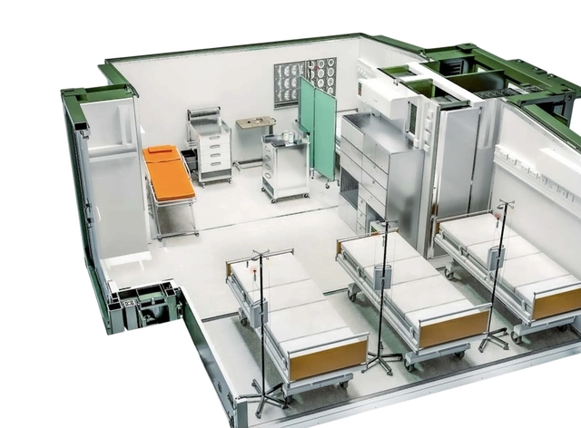 MOBILE HOSPITAL ISO CSC 20 foot container 