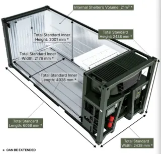 REEFER CONTAINER ISO CSC 20 foot container, Stanag Hooklift