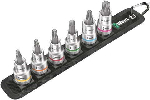 PIPESETT 1/2" TORX HF ZYKLOP 6STK Belt C3 Torx HF Zyklop - Wera