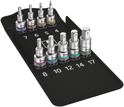 PIPESETT 1/2" INNV. 6-KT 4-17MM Unbrako HF 8740C Wera