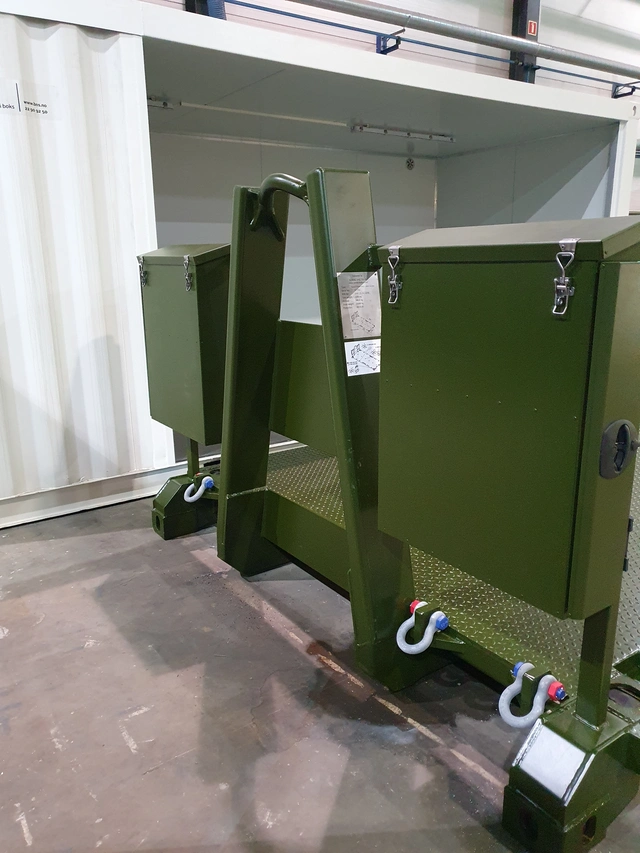 FLATRACK CSC 6052 x 2530 mm, ISO / STANAG 