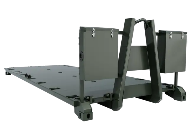 FLATRACK CSC 6052 x 2530 mm, ISO / STANAG 