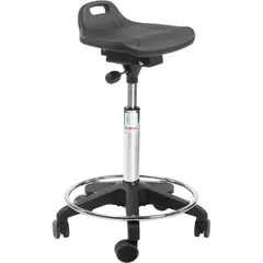 STOL STÅSTØTTE 605-785 M HJUL Stolen leveres med lettrullende hjul