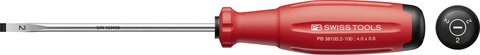 SKRUTREKKER RETT NR.2 - 0,6 X 4 X 100MM PB 38100 SwissGrip EVO - PB Swiss Tools
