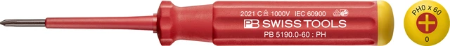 SKRUTREKKER PH0X60 VDE PB 5190 1000V - PB Swiss Tools 