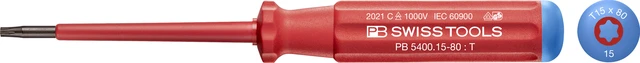 SKRUTREKKER TORX TX15 VDE 1000V PB 5400 - PB Swiss Tools 