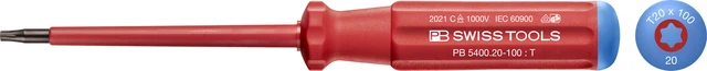 SKRUTREKKER TORX TX20 VDE 1000V PB 5400 - PB Swiss Tools 