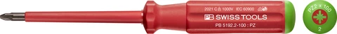 SKRUTREKKER PZ2X100 5192 1000V Santoprene 2-Komp Håndtak PB Swiss