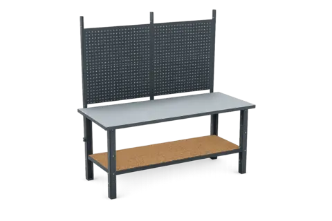 ARBEIDSBORD BENK TB-GR 2000X800X42 STÅL Stor hylle, verktøyvegg - Gigant