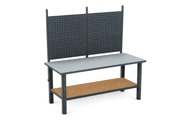 ARBEIDSBORD BENK TB-GR 2000X800X42 STÅL Stor hylle, verktøyvegg - Gigant 