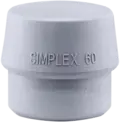 INNSATS Ø 60MM TPE-MID GRÅ SIMPLEX Halder