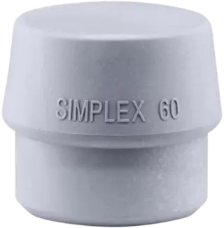 INNSATS Ø 60MM TPE-MID GRÅ SIMPLEX Halder 