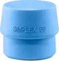 INNSATS Ø 60MM TPE-SOFT BLÅ SIMPLEX Halder