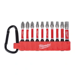 BITSSETT 50MM KARABINKROK 10 STK Milwaukee Tilbehør