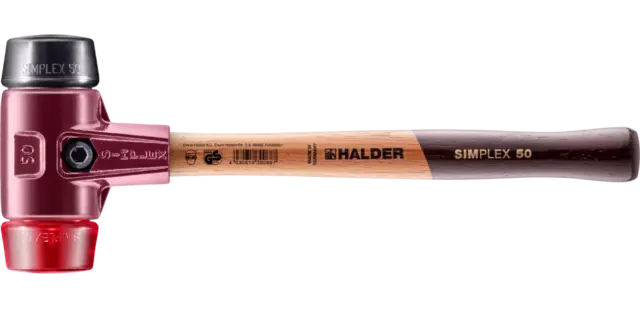 KOMBIHAMMER Ø 50MM GUMMI/PLAST SIMPLEX EH 3026 Series – Halder 