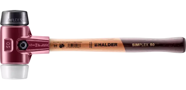 KOMBIHAMMER Ø 50MM GUMMI/SUPERPLAST SIMPLEX EH 3027 Series – Halder 