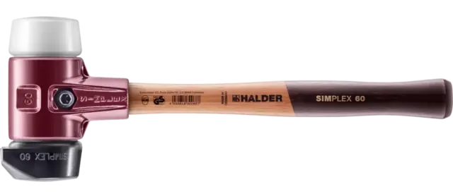 KOMBIHAMMER Ø 60MM GUMMI STAND-UP/SUPERP SIMPLEX EH 3027 Series – Halder 