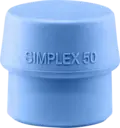 INNSATS Ø 50MM TPE-SOFT BLÅ SIMPLEX Halder