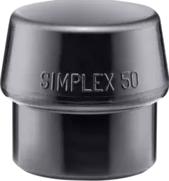 INNSATS Ø 50MM GUMMI SVART SIMPLEX Halder