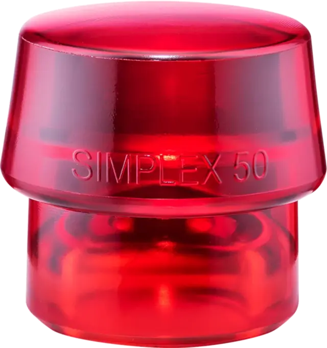 INNSATS Ø 50MM PLAST RØD SIMPLEX Halder 