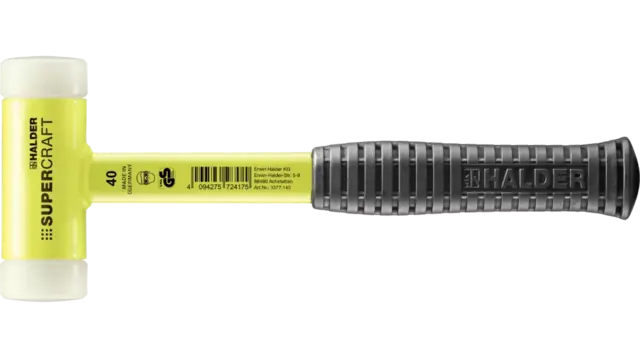 REKYLFRI HAMMER Ø 40MM HI-VIZ SUPERCRAFT Halder 