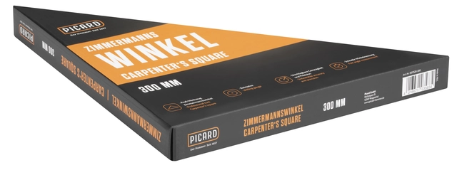TØMMERVINKEL 300MM SPEEDSQUARE Aluminium, 0–90° m/ sperremål - Picard 