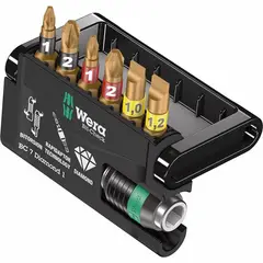 BITSSETT 7 DELER DIAMOND 1 Bit-Check 7 – Wera