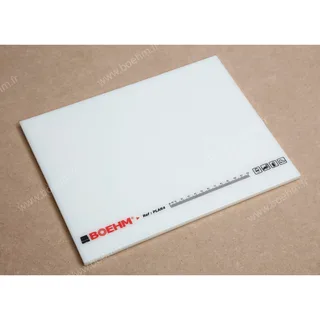 SKJÆREBRETT 320X245X10MM NYLON Skjærebrett til hullpipe /stans  - Boehm