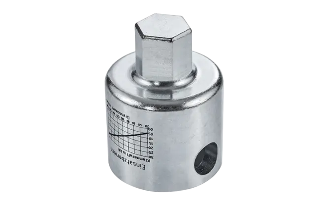 SEKSKANTADAPTER FOR 160/180MM Sekskantadapter for momentnøkkel - Heuer 