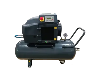 SKRUEKOMPRESSOR KTC COMPACK 2 ON TANK 230V,10 bar, 90L tank, inkl. KJØLETØRKE